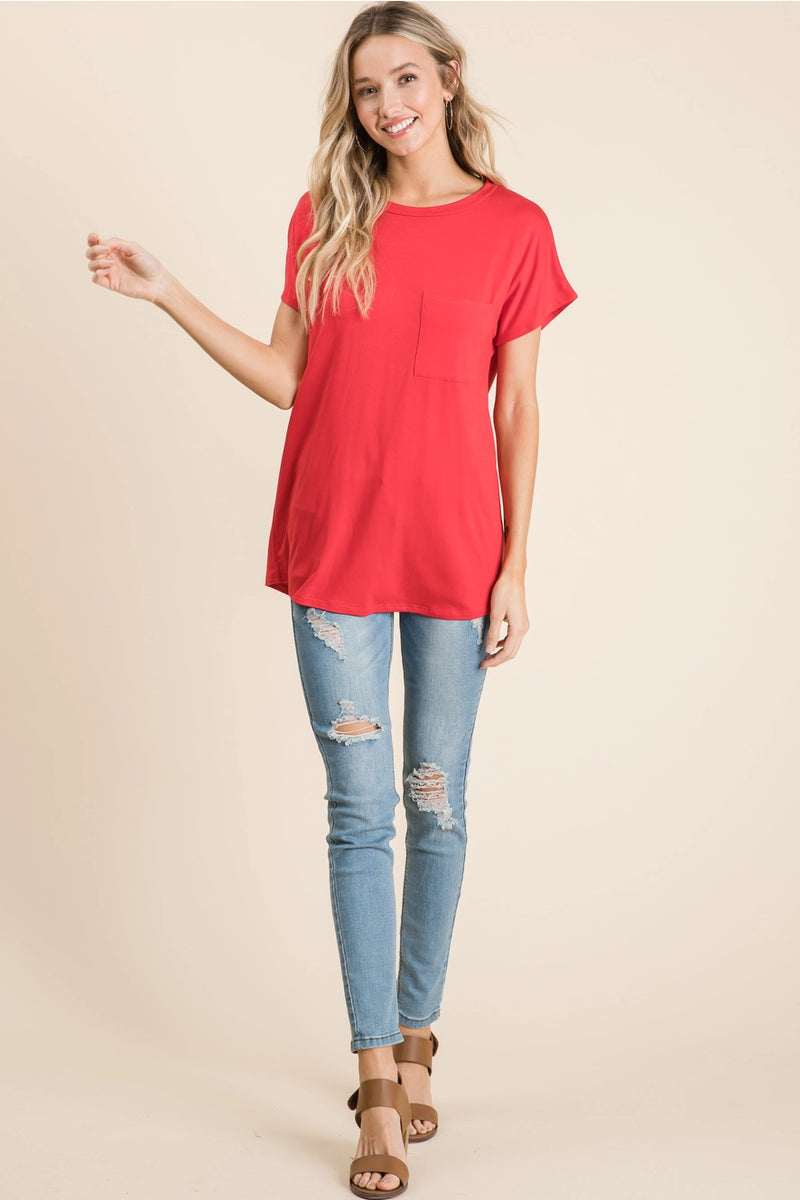 Basic Pocket TShirt The Daisy Lou Boutique