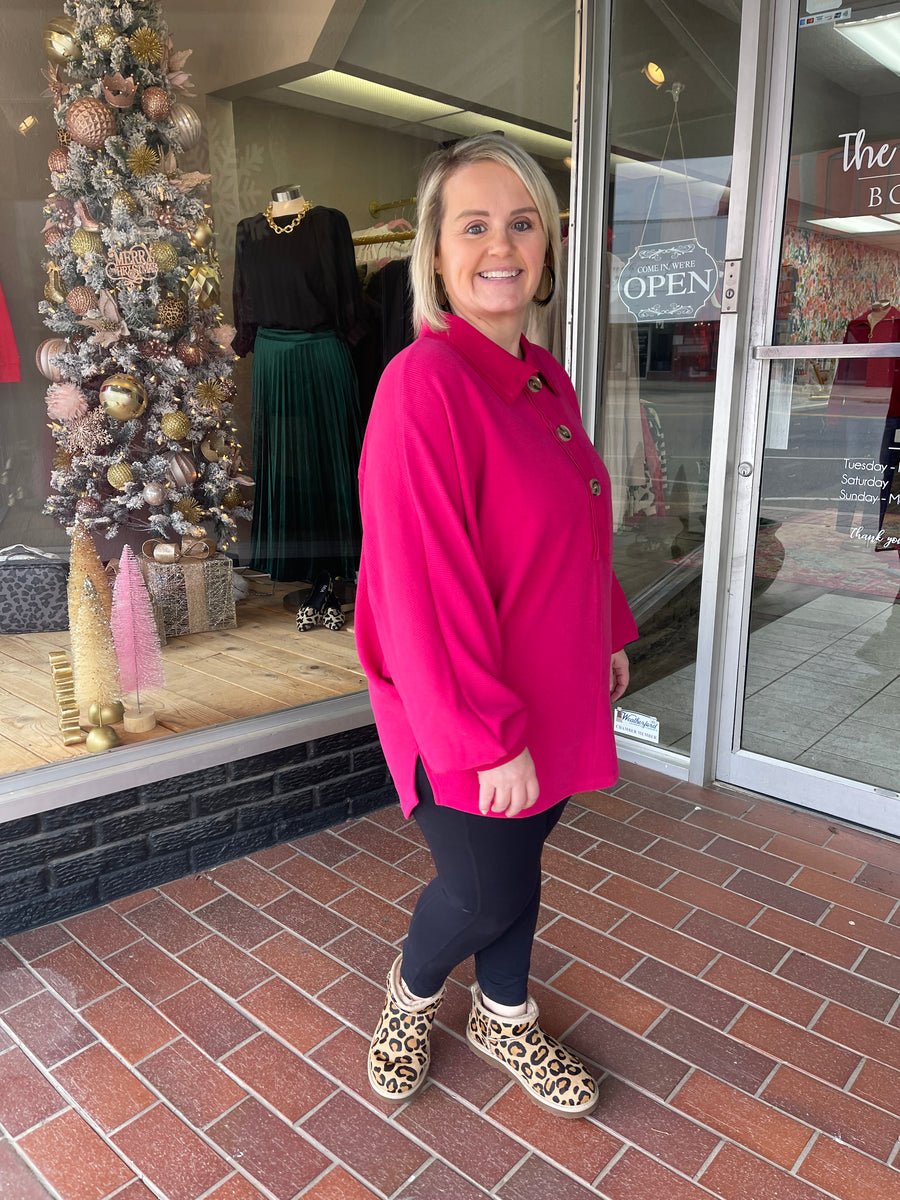 Teagan Textured Top The Daisy Lou Boutique