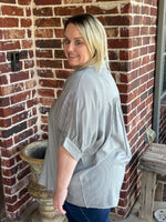 Striped Collard Blouse