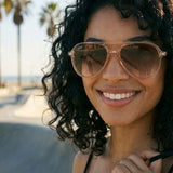 Earhart Sunglasses - Clear