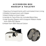 Accordion Box Makeup & Toiletry, Cream