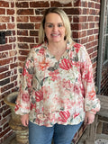 Springtime Peasant Top