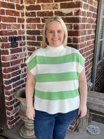 Striped Sweater - Green