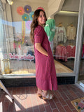 Jolie Striped Midi Dress