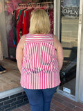 Striped Sleeveless Top