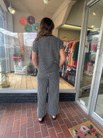 Striped Straight Leg Pants