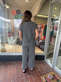 Striped Straight Leg Pants
