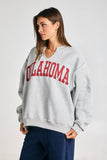 Oklahoma Split-Neck Terry Sweatshirt