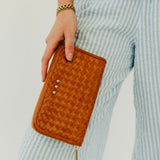 LENNI LARGE ZIP WOVEN WALLET