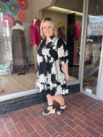 Floral Tiered Babydoll Dress