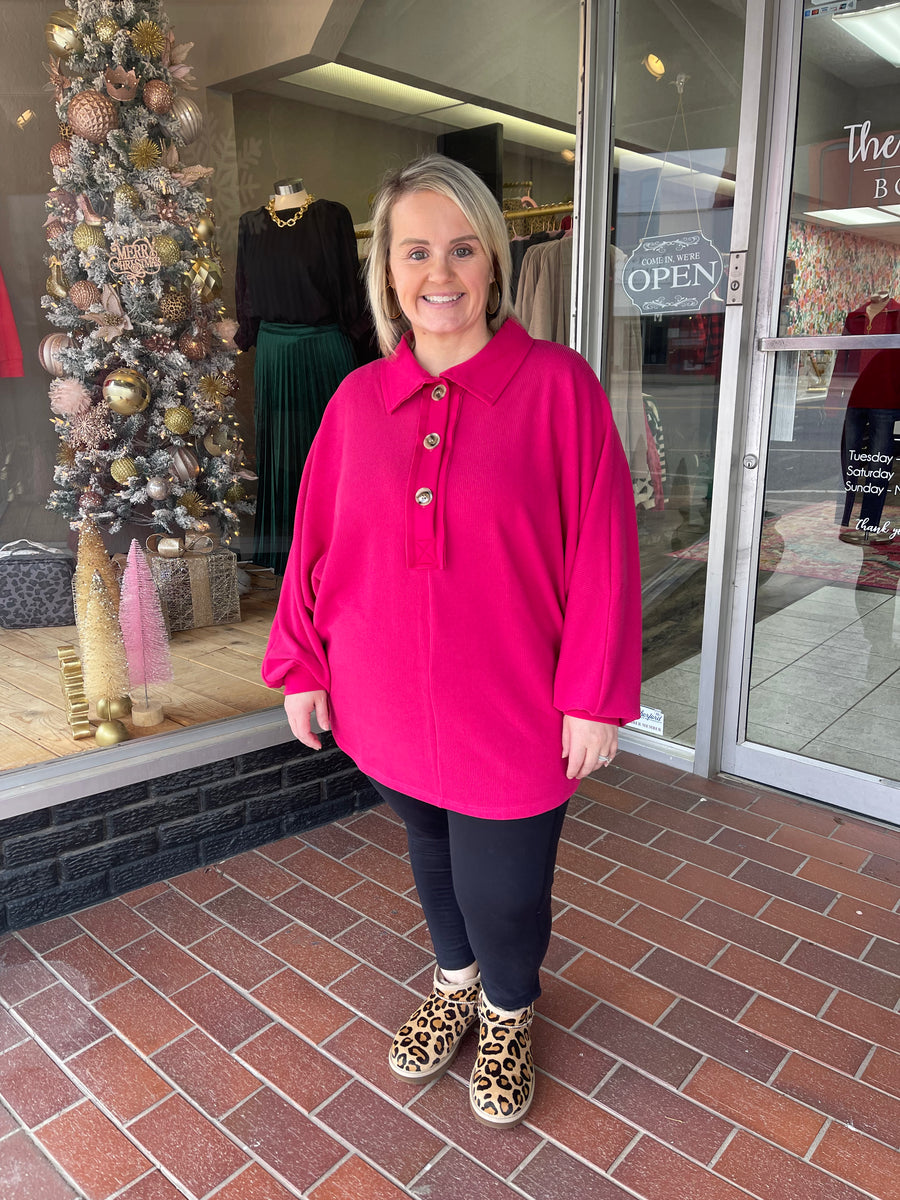 Teagan Textured Top The Daisy Lou Boutique