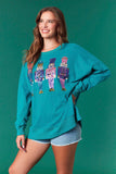 Nutcrackers Detailed Oversized Sweatshirt