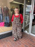 Leopard Printed Overalls