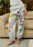 Inspirational Graphic Jogger Sweatpants
