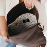 Shay Crossbody Bag - Chocolate