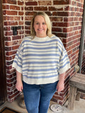 Millie Striped Sweater - Blue