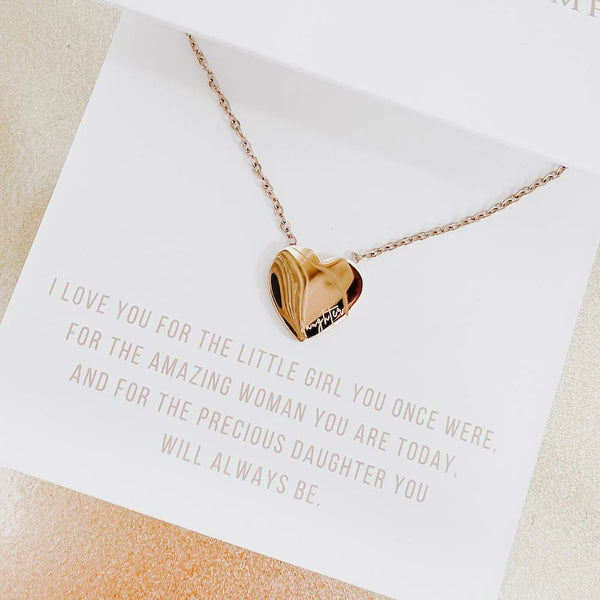 SWEET HEART GIFT NECKLACE - DAUGHTER