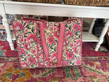 Quilted Floral Bag
