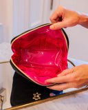 Capri Large Pouch Black Nylon