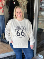 Route 66 Long Sleeve Knit Top