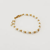 STELLA PEARL AND CHAIN BRACELET - WATERPROOF