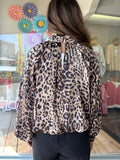 Lainey Leopard Blouse