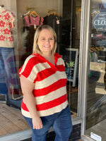 Striped Knit Sweater