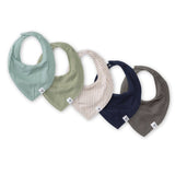 Organic Cotton Baby Bandana Bibs - Sea Foam Blue: Sea Foam Blue