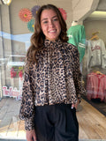 Lainey Leopard Blouse