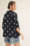 Becky Polka Dot Blouse