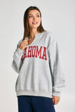 Oklahoma Split-Neck Terry Sweatshirt