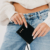 Kat Suede Wallet