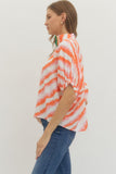 Multicolor Dolman Top