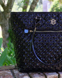 Jayden Tote Black Patent