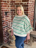 Millie Striped Sweater - Green