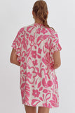 Floral Button Up Dress