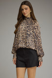 Lainey Leopard Blouse