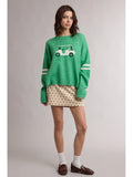 Golf Cart Sports Graphic Cozy Sweater