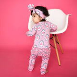 Maeve Castles RUFFLE ZIP Bamboo One Piece Baby Outfit