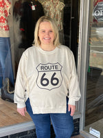 Route 66 Long Sleeve Knit Top