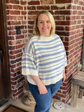 Millie Striped Sweater - Blue