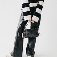 HARPER HOBO WOVEN SHOULDER BAG