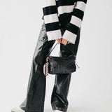 HARPER HOBO WOVEN SHOULDER BAG