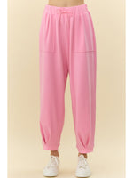 Solid Joggers - Pink