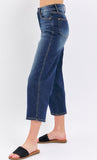 Judy Blue Mid Rise Tummy Control Crop