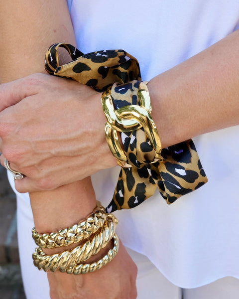 Sedgefield Scarf Bracelet Leopard