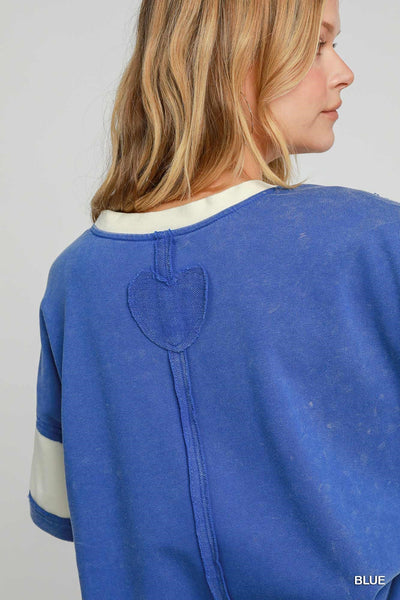 Mineral Wash ColorBlock Tunic