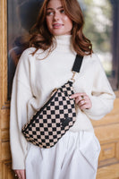 Avril Patterned Oversized Belt Bag