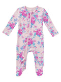 2-Way Zip Ruffle Footie, Garden Secrets
