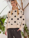 Polka Dot Sweatshirt